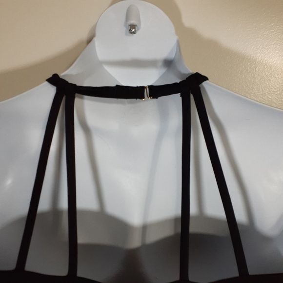 Swimsuits For All Crochet High Neck Tankini Swim Top NWT - Picture 3 of 9